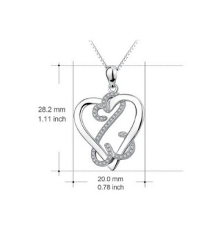 YFN Valentines Sterling Infinite Necklace in Women's Pendants