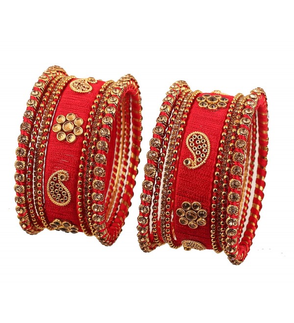 Touchstone Collection Bollywood Rhinestone Bracelets - 2.8 - CZ187GWHATD