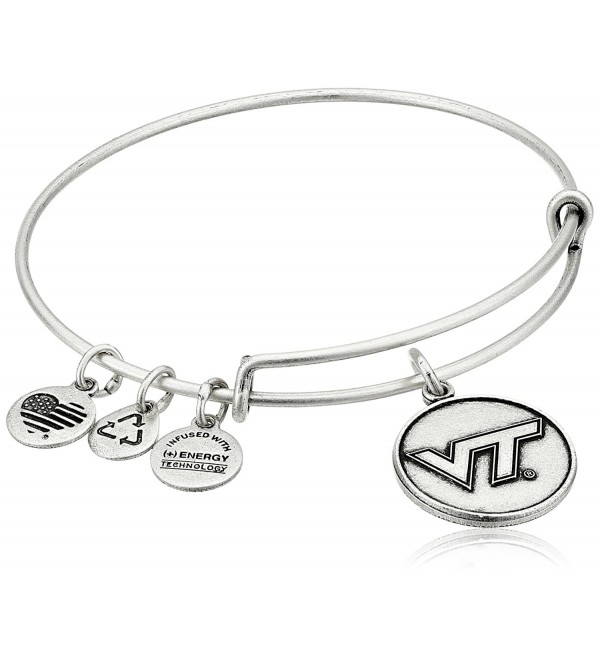 Alex and Ani Virginia Tech Logo Expandable Bangle Bracelet - Rafaelian Silver - C31224PY871