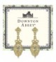 Downton Abbey Gold Tone Filigree Earrings