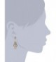 Downton Abbey Gold Tone Filigree Earrings in Women's Drop & Dangle Earrings