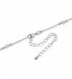 Sterling Silver Zirconia Station Necklace