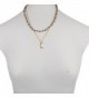 Lux Accessories Celestial Beaded Necklace