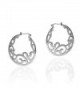 Delicate Filigree Sterling Silver Earrings