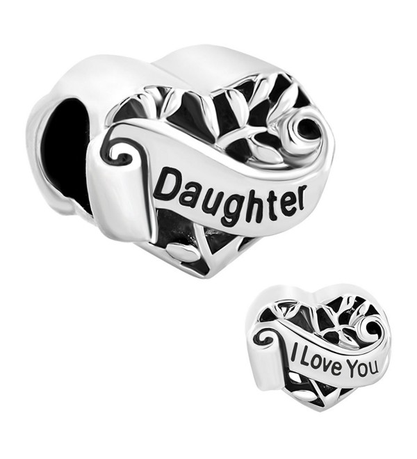 Q&Locket Mom Daughter Sister Grandma Charm Filigree Heart Love Family Tree Of Life Charms For Bracelet - CF17XWR6RSD