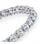 Wonderful Zirconia Tennis Bracelet Measures