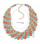 Imitation Turquoise Weaving Multicolor Necklace in Women's Choker Necklaces