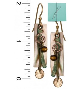 Layered Gold tone Surgical Silver Forest in Women's Drop & Dangle Earrings