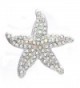 Starfish Charm Pin Brooch Wedding Bridesmaid Fashion Jewelry Necklace Pendant Compatible - CS1194FN4XJ