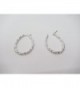Holiday Specials Earrings Silver Twist in Women's Hoop Earrings