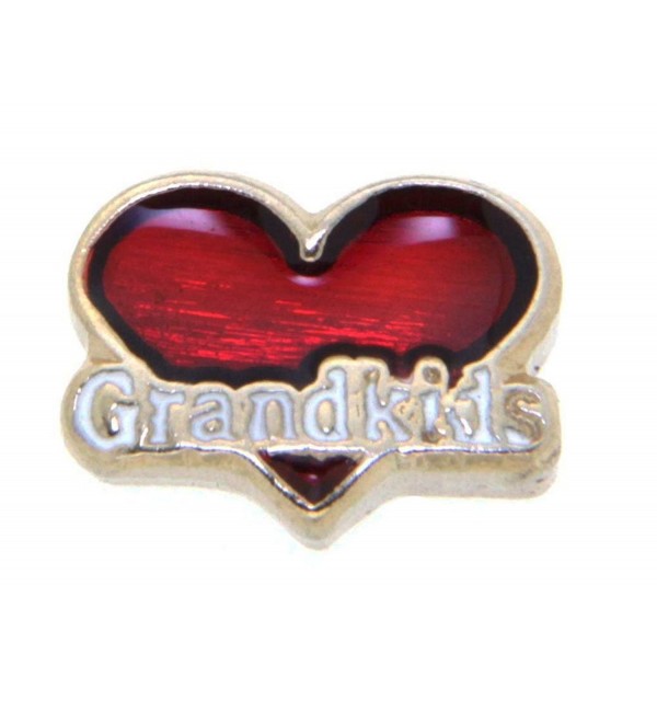 Grandkids Red Heart Floating Locket Charm - CK11CT2R543