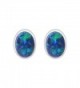 Gem Avenue Sterling Gemstone Earrings