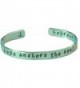Hand stamped Bracelet - Hope anchors the soul- Hebrews 6:19 - Hand stamped bracelet - C411MOLBQ8F