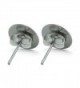 American Novelty Silver Plated Earrings in Women's Stud Earrings