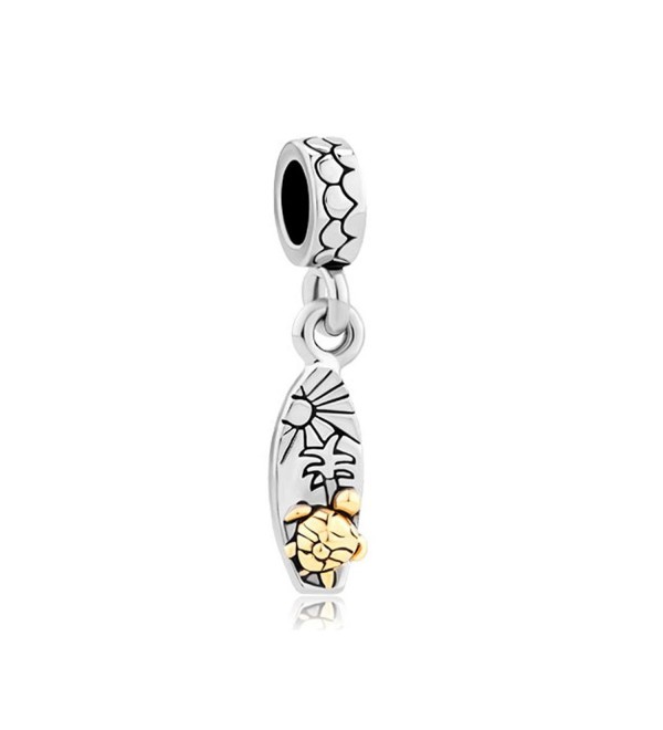 Q&Locket Sun Tree Turtle Charm Dangle Bead For Bracelet - CF17Z3HCZRD