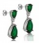 RIZILIA Teardrop Earrings Simulated Celebrity