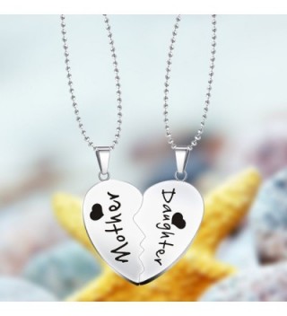 Matching Magnetic Half Hearts His and Her Necklaces Set