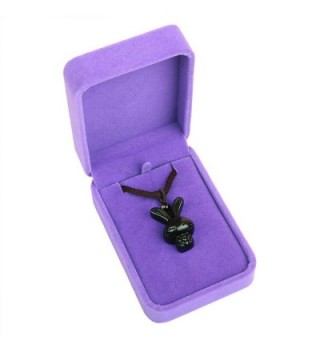 Obsidian Pendant Necklace Amulet Gemstone in Women's Pendants