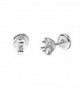 Petite Beetle Sterling Silver Earrings in Women's Stud Earrings