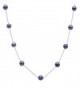 JYX Sterling Silver 8mm White/Black/Colorful Freshwater Cultured Pearl Necklace 16" - Black - CY185OARY6K