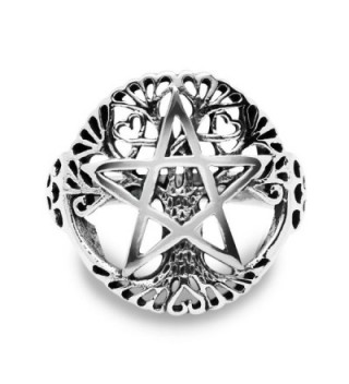 Sterling Filigree Pentagram Pentacle Ancient