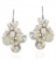 Butterfly White Mother of Pearl and Cultured Freshwater Pearl .925 Silver Earrings - CF127YWGDY5