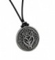 Deva Designs Celtic Wisdom Wolf Head Necklace Pendant Pewter - CF114VTZJ09