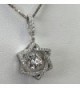 Dancing Silver Adjustable Chain Platinum Plated in Women's Pendants