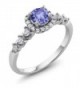 Tanzanite Sapphire Sterling Engagement Available - C71878SWO0G
