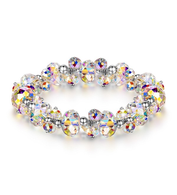 LadyColour A Little Romance Bracelet Swarovski Crystals 925 Sterling