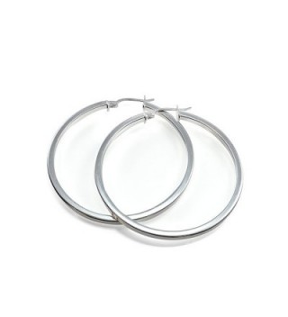 Hoops Loops Sterling Polished Earrings