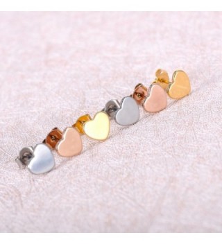 HooAMI Stainless Steel Heart Earrings