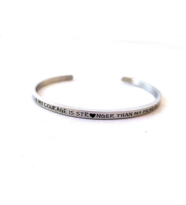 My Courage is Stronger than my Fear - Stainless Steel - CF183NRDIIX