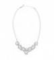 ACCESSORIESFOREVER Wedding Rhinestone Exquisite Necklace in Women's Jewelry Sets