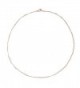 HONEYCAT Rose Gold Thin Bead Ball & Chain Choker Necklace | Minimalist- Delicate Jewelry - C417X60644N
