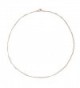HONEYCAT Rose Gold Thin Bead Ball & Chain Choker Necklace | Minimalist- Delicate Jewelry - C417X60644N