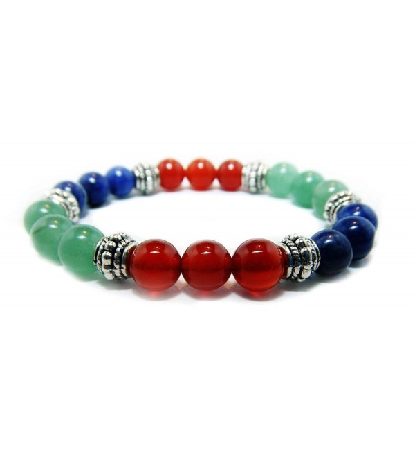 WEIGHT LOSS 8mm Crystal Gemstone Intention Bracelet - Aventurine- Carnelian- Sodalite - CD12ML51EA7