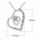 Sterling Silver Heart Pendant Necklace