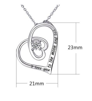 Sterling Silver Heart Pendant Necklace