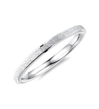 LOHOME Fashion Rings Birthday Finger - stainless-steel(silver tone) - C5186XZQTY4