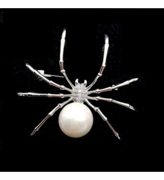 Victorian Mother Spider Brooches Silver in Women's Brooches & Pins