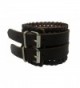 Brown Leather Buckle Adjustable Bracelet