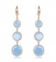 ??Valentines Gift?? Incaton Round Extended Dangle Crystal Earrings Jewelry Gifts for Women - light blue - CJ185DUOWLN