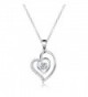 Jewelry Pendant Necklace- Sable "Ripple of Hearts" - Best Idea Gifts for Girls & Women - C41822C0HZ9