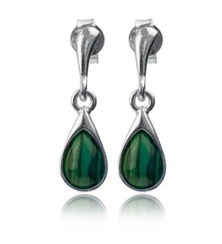 Sterling Imitation Malachite Earrings Pendant in Women's Jewelry Sets