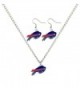 NFL Logo Earrings & Pendant Set - C311GC48EU3