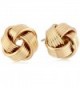 Signature 1928 "Collection" Love Knot Stud Earrings - Gold-Tone - CO11J75F6XR