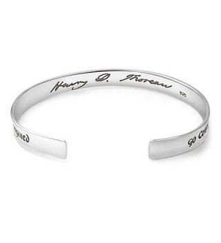 Sterling Confidently Direction Inspiration Bracelet in Women's Cuff Bracelets