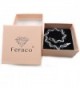 Feraco Bracelet Zirconia Crystal Wedding in Women's Tennis Bracelets