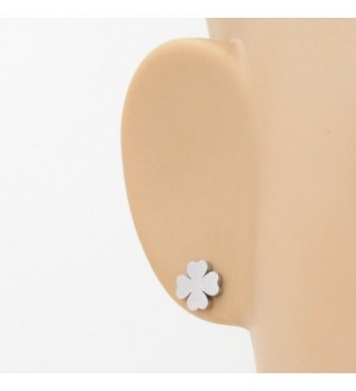 Stainless Steel Clover Earrings Women